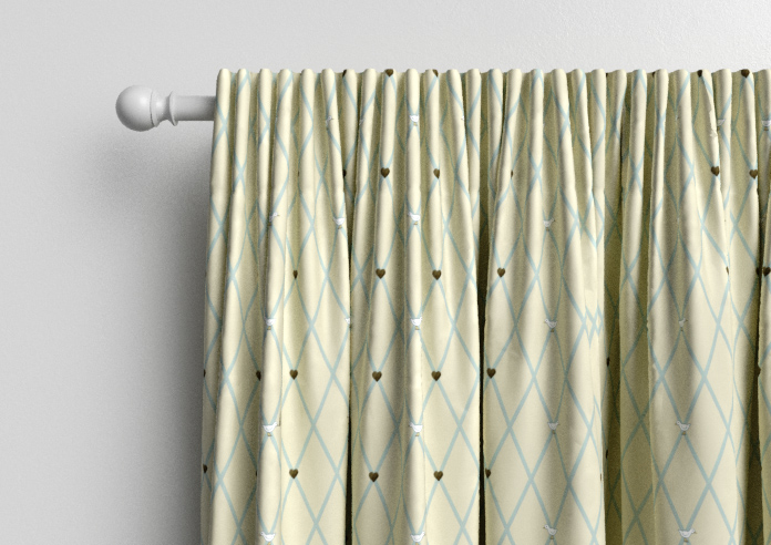 Puddle Down, Trellis Shell - Made to Measure Curtains - Image 9